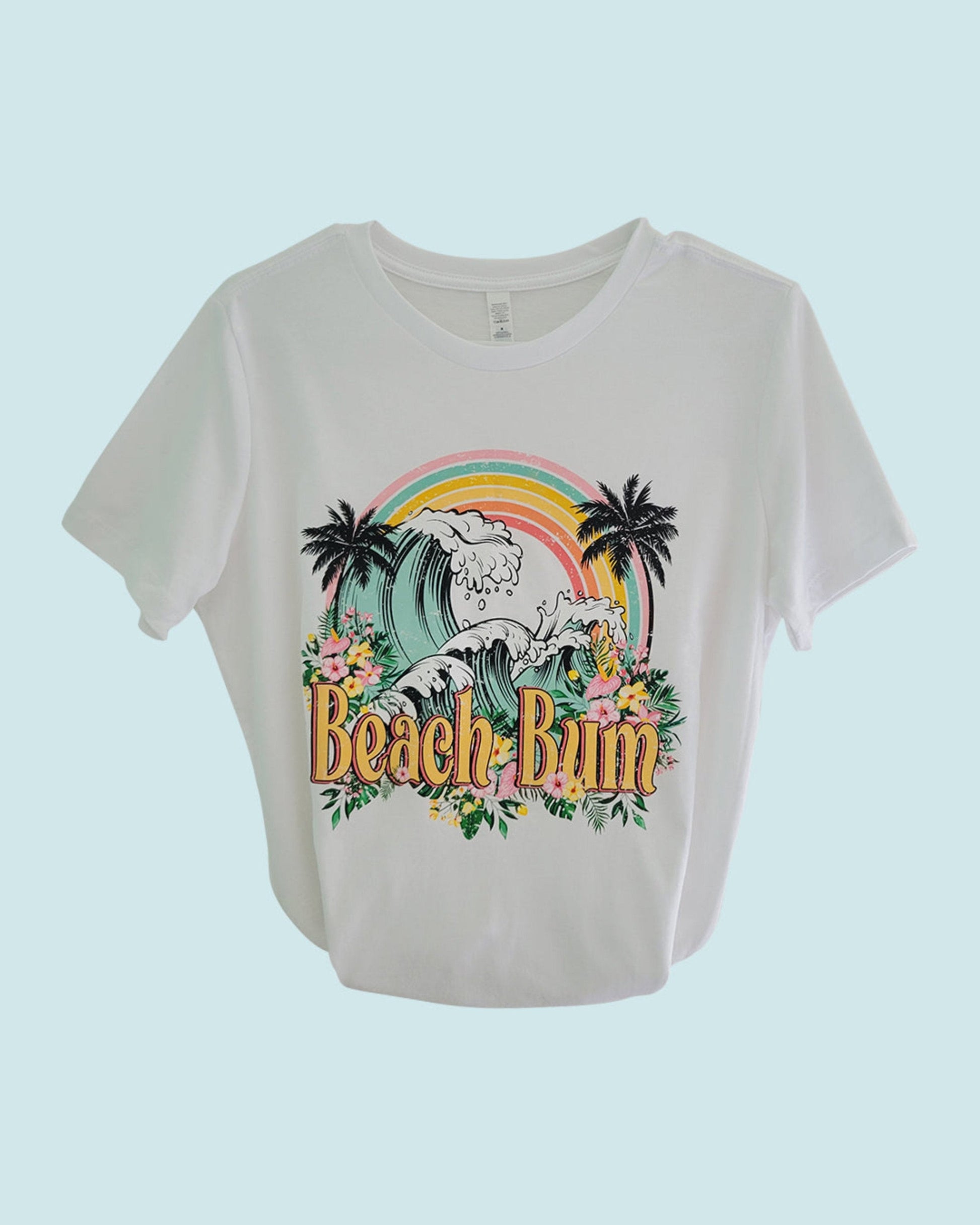 Tshirt Blanca con estampado Beach